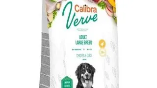 CALIBRA Dog Verve GF Adult Large Chicken&amp;Duck Hrana uscata pentru caini adulti, cu pui si rata 12kg