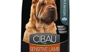 CIBAU Sensitive Lamb Medium &amp; Maxi Hrana uscata pentru caini de talie medie sau mare, cu intolerante alimentare 12 kg + 2 kg GRATIS
