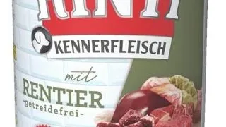 RINTI Kennerfleisch Hrana umeda pentru caini adulti, cu ren 400 gr