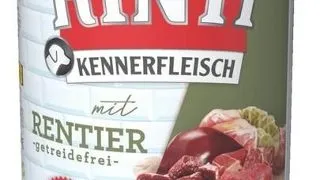 RINTI Kennerfleisch Hrana umeda pentru caini adulti, cu ren 800 gr