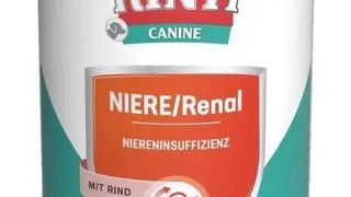 RINTI Canine Niere/Renal Beef hrana dietetica umeda pentru caini cu insuficienta renala cronica sau acuta 800 gr