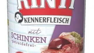 RINTI Kennerfleisch Ham hrana umeda caini adulti, cu sunca 800 gr