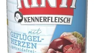 RINTI Kennerfleisch Hrana umeda pentru caini, cu inimi de pasare 400 gr