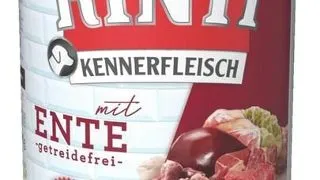RINTI Kennerfleisch Duck hrana umeda pentru caini, cu rata 400 gr