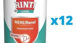 RINTI Canine Niere/Renal Beef hrana dietetica 12 x 800 g pentru caini cu insuficienta renala cronica sau acuta