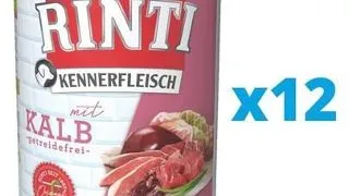 RINTI Kennerfleisch Veal hrana caine cu vitel si organe 12 x 400 g