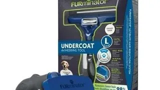 FURMINATOR perie caini cu par scurt de talie mare Undercoat deShedding Large