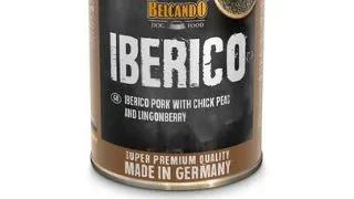 BELCANDO Super Premium hrana umeda pentru caini, porc iberic cu naut si merisoare de munte, 400 g