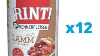RINTI Kennerfleisch Lamb Hrana umeda caini, cu miel 12 x 800 g