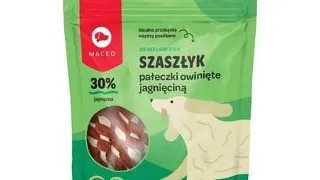 MACED Batoane pentru caini din piele de vita, carne de rata si miel 500 g
