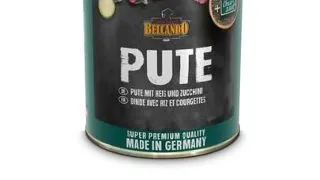 BELCANDO Super Premium hrana umeda pentru caini, cu curcan, orez si dovlecei, 800 g