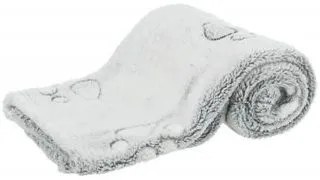 TRIXIE Nando, patura de plus gri deschis pentru caine sau pisica 75x50cm