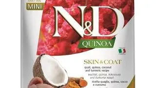 FARMINA N&D Quinoa Hrana dietetica caini adulti talie mica, cu prepelita si nuca de cocos 2,5 kg