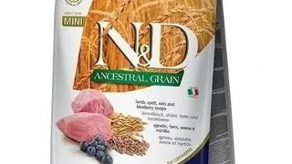 FARMINA N&D Low Grain Adult Hran pentru caini, cu miel si afine 2.5 kg