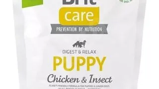BRIT Care Sustainable Puppy 1 kg Hrana pentru catei, cu pui si insecte