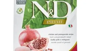 FARMINA N&D PRIME PUPPY MEDIUM & MAXI 2,5 kg Hrana uscata pentru catei de talie medie sau mare, cu pui si rodie