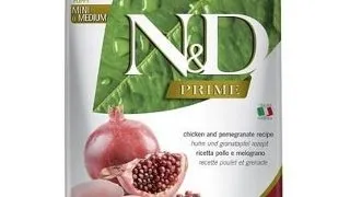 FARMINA N&D PRIME PUPPY MINI & MEDIUM 7 kg Hrana pentru catei de talie mica si medie, cu pui si rodie