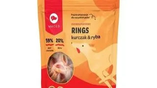MACED recompense caini, inele de pui si peste 500g