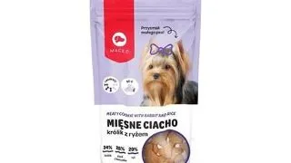 MACED York Recompense pentru caini, cu iepure si orez 60 g