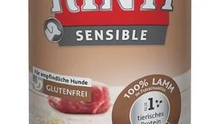 RINTI Sensible cu miel si orez, pentru caini 400 g