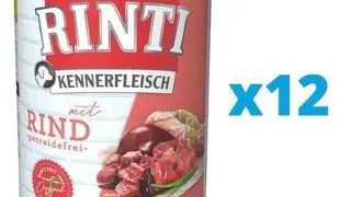 RINTI Kennerfleisch Beef conserva cu vita pentru caini 12 x 800 g