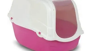 Toaleta pentru pisici Croci Romeo, Cu filtru, roz