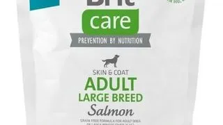 BRIT Care Grain-free Adult Large Breed Salmon hrana cu somon pentru caini adulti talie mare 1 kg fara cereale