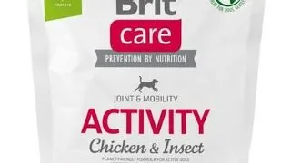 BRIT Care Dog Sustainable Activity Chicken & Insect hrana caini adulti activi 1 kg pui si insecte