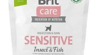 BRIT Care Sustainable Sensitive Insect & Fish hrana cu peste si insecte pentru caini adulti 1 kg