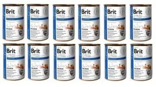 BRIT Veterinary Diet Recovery Salmon hrana dietetica pentru caini si pisici 12x400 g
