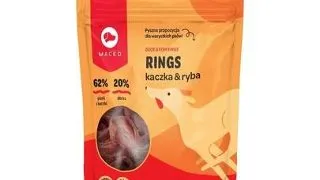 MACED Inele de rata si peste, recompensa caine 500 g