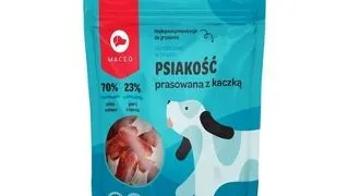 MACED Oase albe presate pentru caini, cu rata 500 g