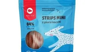 MACED Recompense pentru caini adulti, fasii de rata 500 g