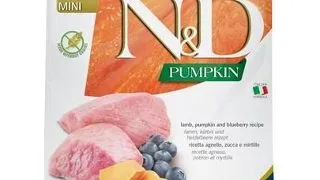 FARMINA N&D GF Pumpkin Puppy Mini - Hrana uscata pentru catelusi cu miel si afine 800 g