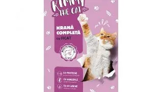 Hrana umeda pentru pisici Kimmy, ficat, 415g