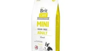 BRIT Care Grain Free Mini Adult Lamb hrana uscata caini adulti talie mica, cu miel 400g