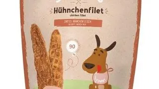 BOSCH SAMMY’S Chicken Fillets Recompense pentru caini de talie mica si mare, fileuri de pui 90 g