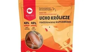 MACED Recompense caini, urechi de iepure cu pui 500 g