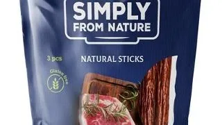 SIMPLY FROM NATURE Nature Sticks cu vita pentru caini 3 buc.