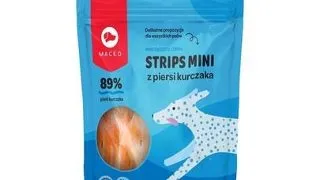 MACED Recompense caini, fasii cu pui 500 g