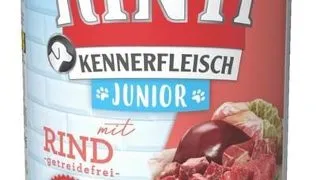 RINTI Kennerfleish Junior Beef 400 g Hrana pentru catel, cu vita