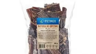PETMEX Recompense naturale caini, esofag plat de vita 500g