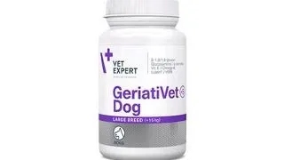 VETEXPERT GeriatiVet Dog Large Breed, Suplimente nutritive pentru caini seniori de talie mare, 45 tablete