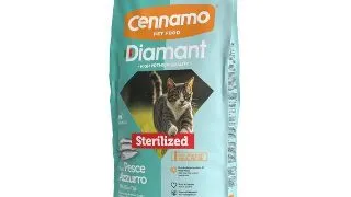 Hrana uscata pentru pisici Cennamo Diamant Steril, Peste, 15kg