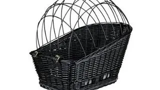 TRIXIE Cos pentru caini, atasare la bicicleta 35 x 49 x 55 cm negru