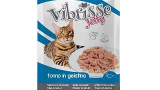 Hrana umeda pentru pisici Croci Vibrisse, Ton in aspic, 18 x 70g