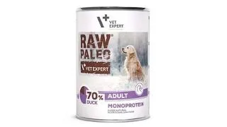 VETEXPERT Raw Paleo Duck Adult Can Conserva hrana caini adulti, cu rata 400g