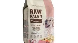 VETEXPERT RAW PALEO Heathy Grain Puppy Salmon 2 kg Hrana uscata pentru catei, cu somon