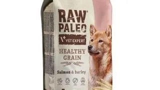 VETEXPERT RAW PALEO Heathy Grain Adult Salmon 10 kg Hrana uscata pentru caine, cu somon