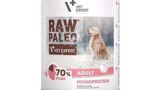 VETEXPERT Raw Paleo Pork Adult Can 800g Conserva caine, cu porc